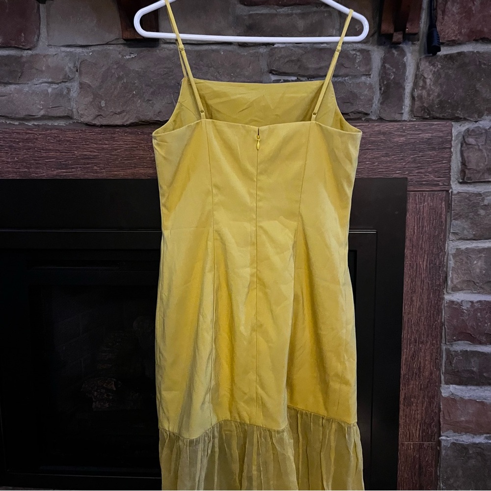 Azeeza Paloma Satin Chiffon Gown NWT Size Medium - Picture 6 of 8